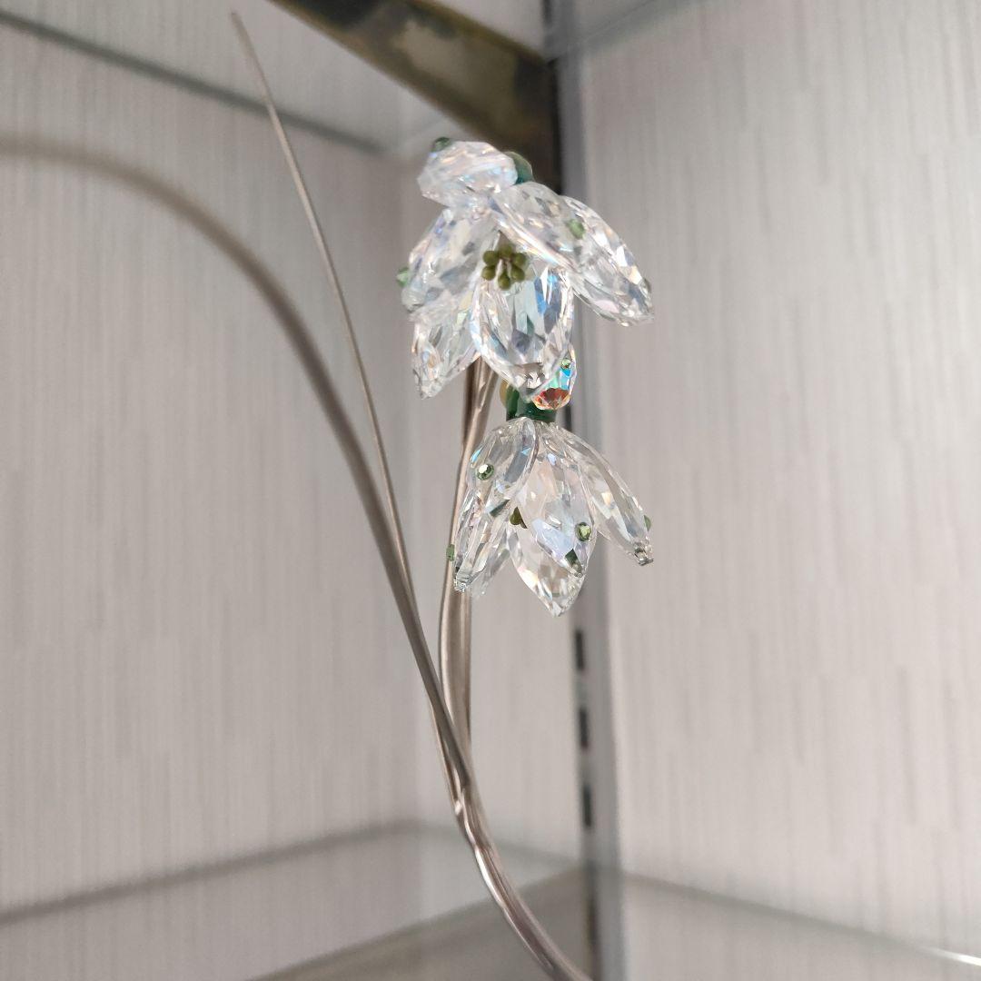 人気の花シリーズ超貴重！ 【スワロフスキー】スノードロップ