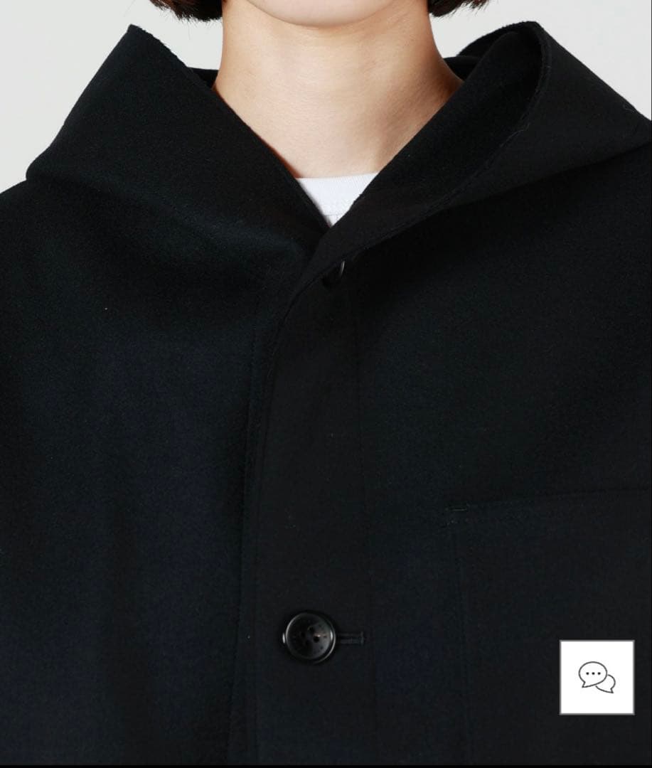 SALE‼️HYKEメルトンフードワークジャケットコート