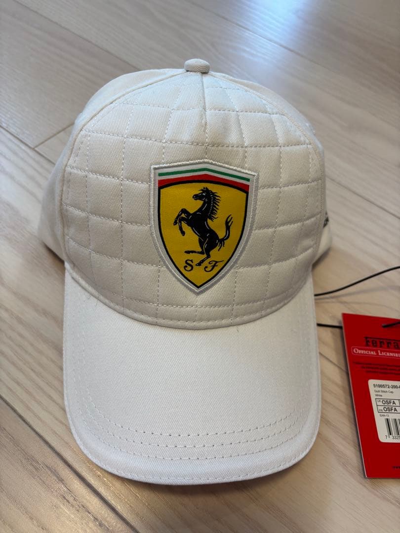 【新品未使用】フェラーリ F1 キャップ 2016年メキシコグランプリ（白）