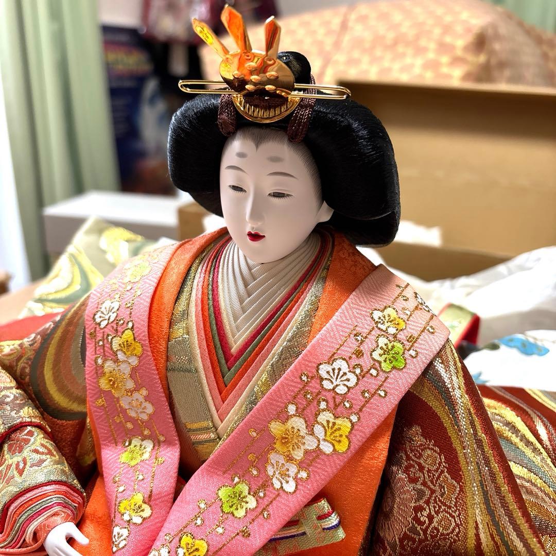 【まこちゃんさん専用】東玉作 「王朝絵巻」 大宮人飾り 七段飾り 内閣総理大臣賞