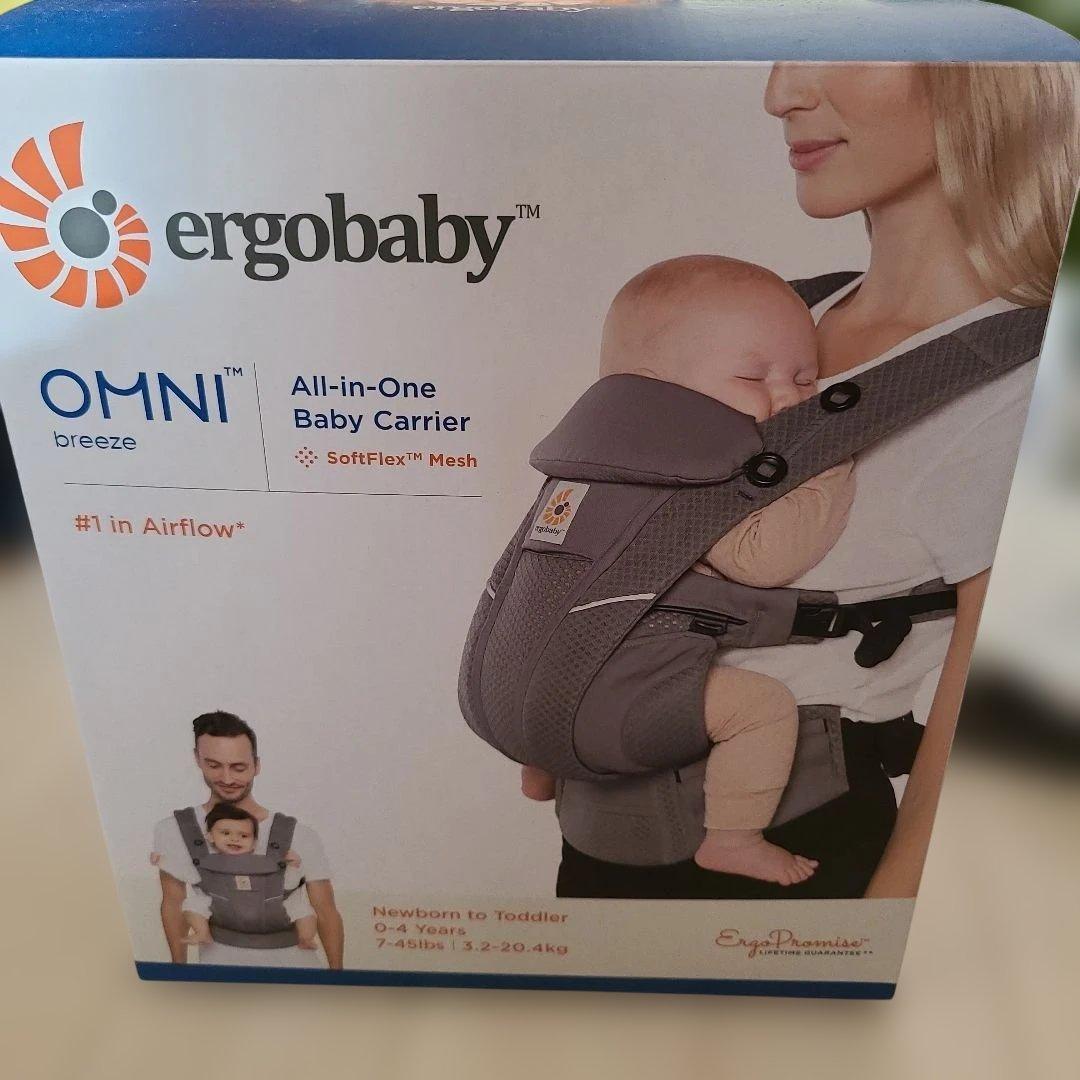 エルゴベビー 抱っこ紐 グレー 収納バッグ付き