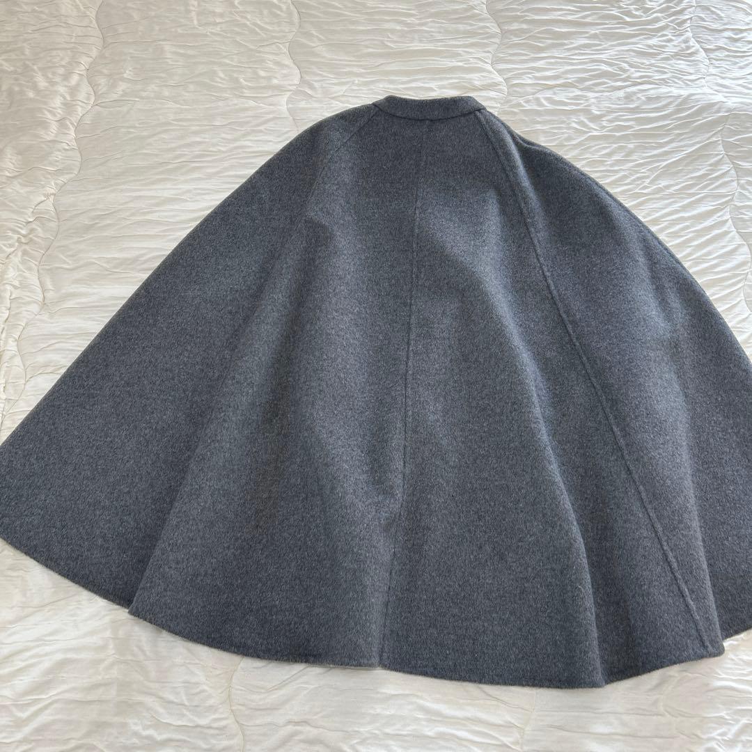 ミラオーウェン　グレー ケープコート