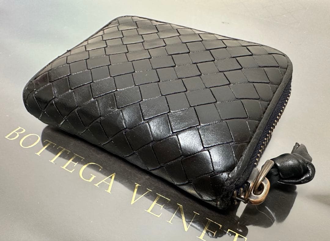 【本体のみ】ボッテガヴェネタ イントレチャートケース/ラム/黒/1️⃣✨✨