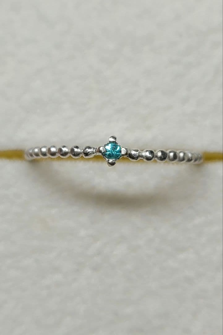 ★ブラジルバターリャパライバトルマリンリングSV925★