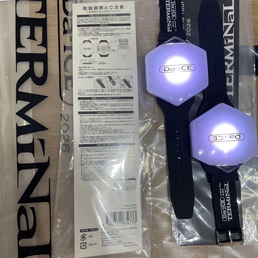 Da-iCE TERMINAL 2026 ペンライト 2個セット