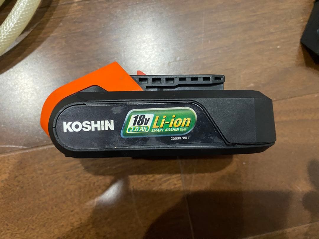 KOSHIN 高圧洗浄機本体 18Vバッテリー付き
