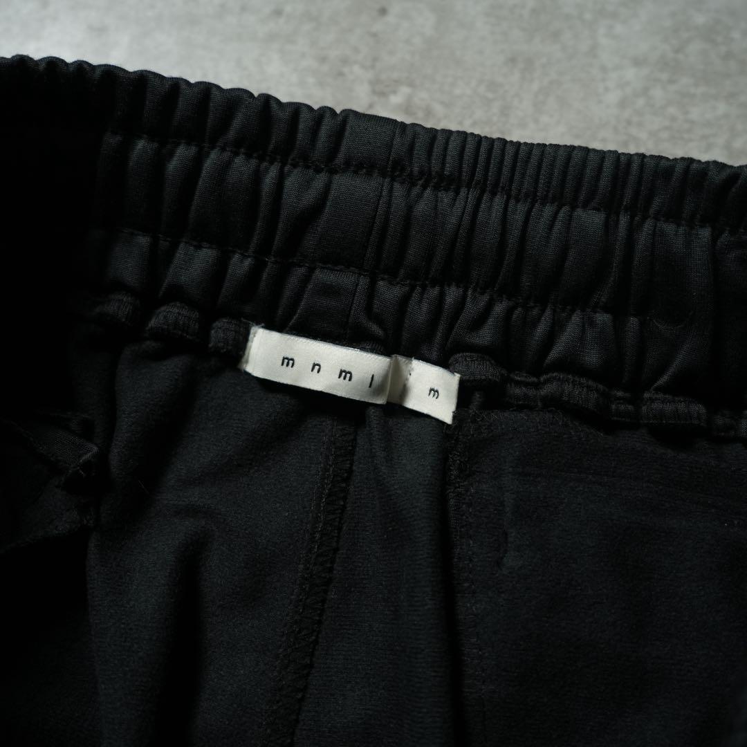 mnml カーゴパンツ ジャージ生地 ドリップ UKドリル ブラック ジョガー