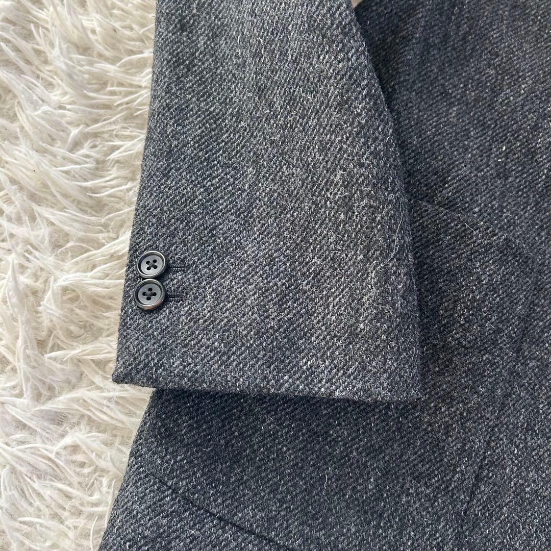 極美品　MARGARET HOWELL ツイード　テーラードジャケット　グレー