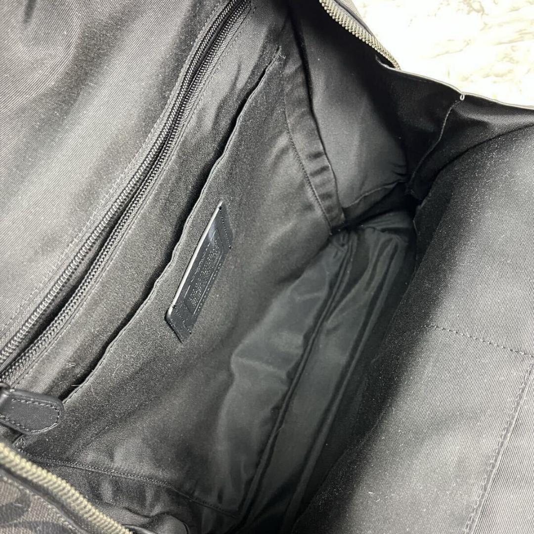 み*ふ様 【美品】COACHコーチ ブラック　ブラウン バックパック イーサン