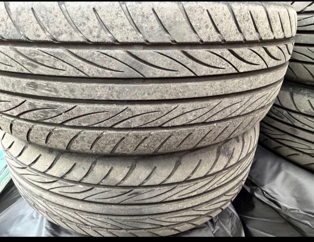 165/40R16 ブラックホイールセット 5スポーク②