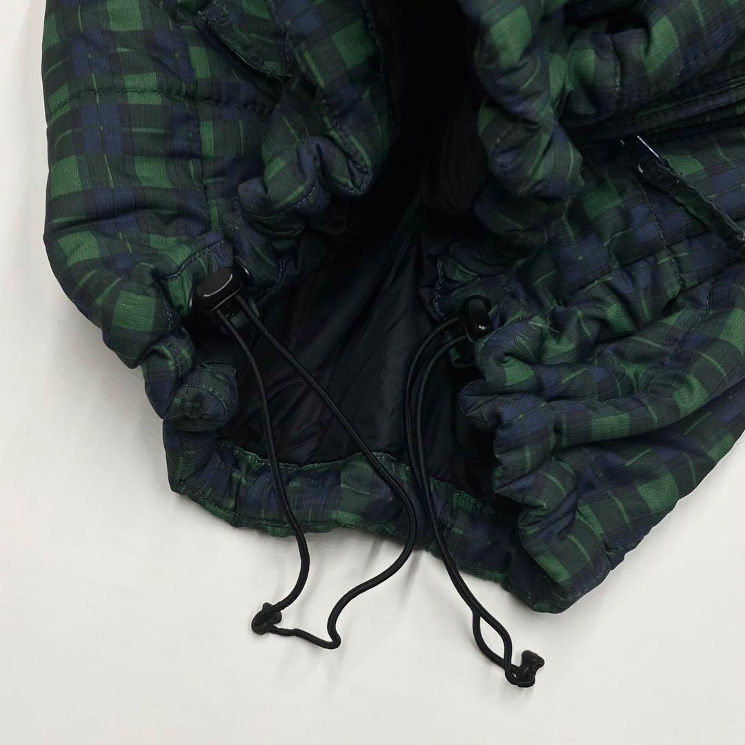 【希少】00s コロンビア パファージャケット ブラックウォッチ 短丈 テック