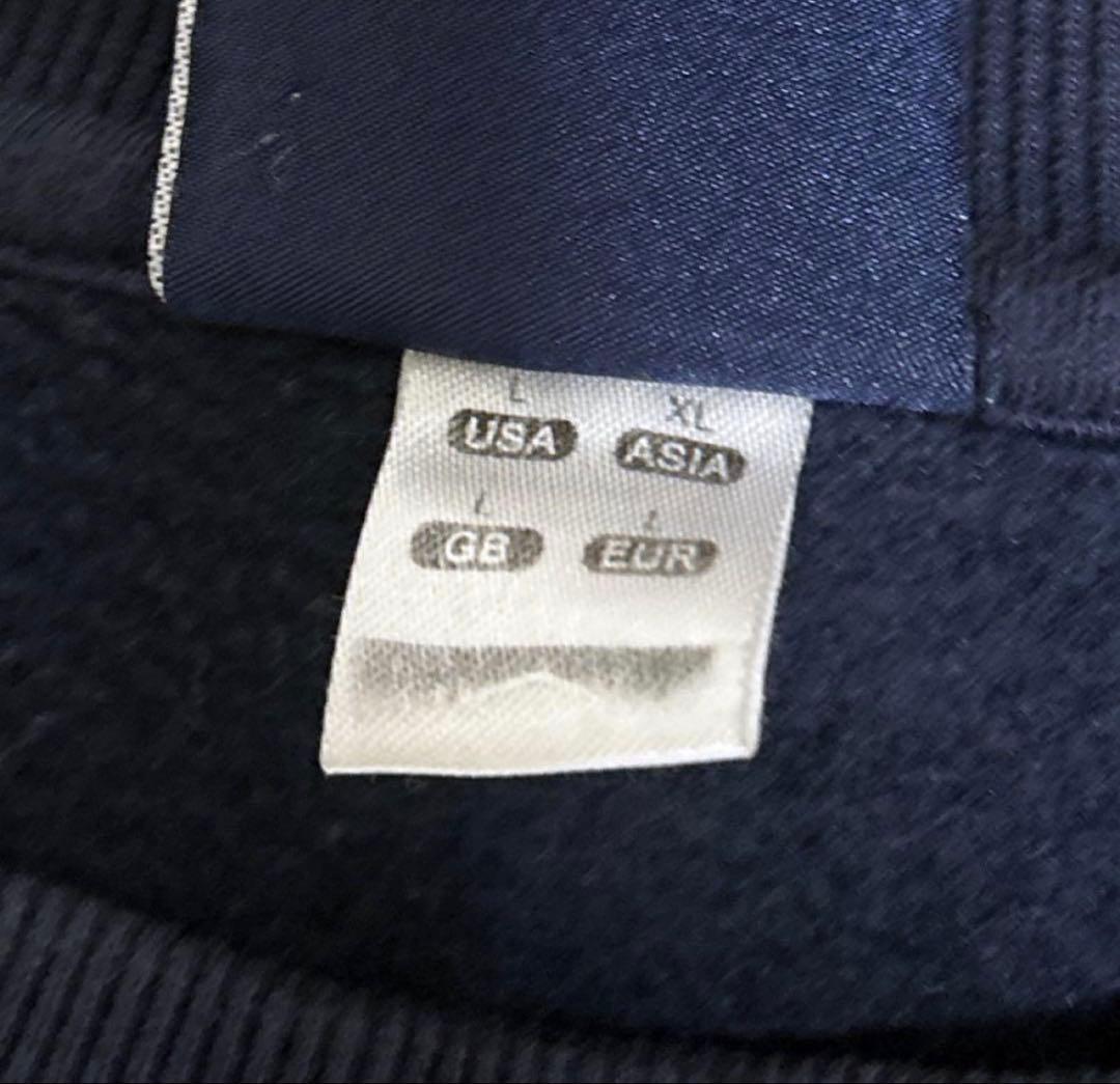 激レア 90s イングランド アンブロ umbro 刺繍ロゴ スウェット 紺　赤