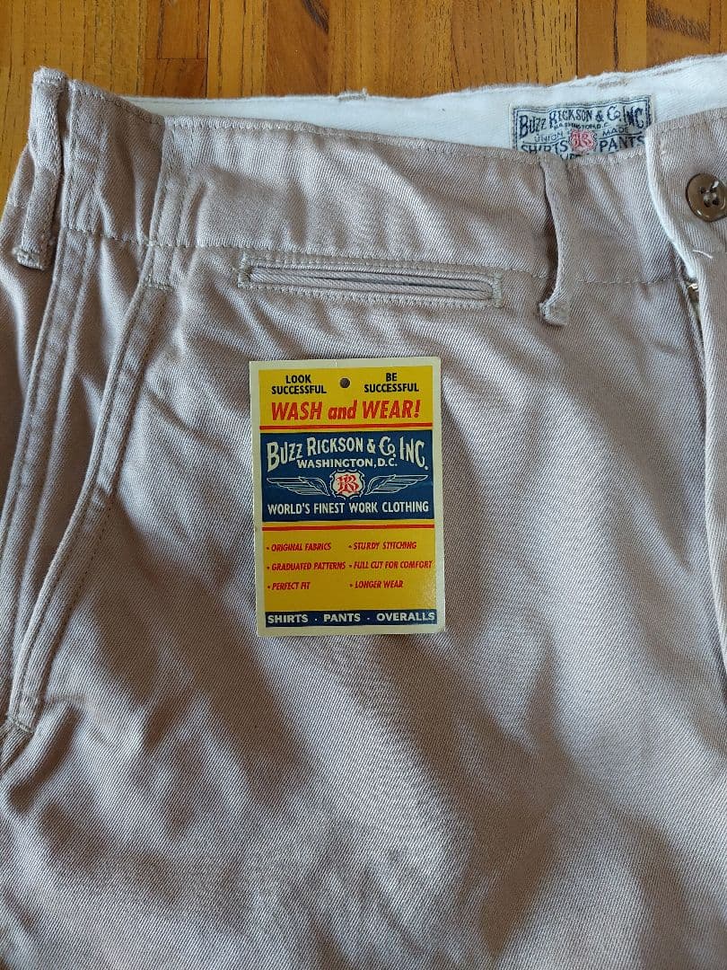 バズリクソンズ　オリジナルスペック　ミリタリーチノ