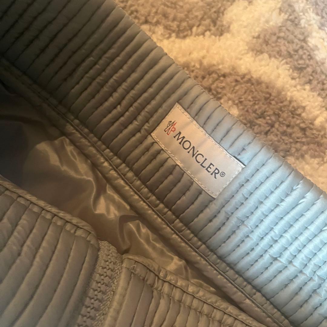 MONCLER GONNA グレーブルー　キルティングスカート　40 Ｍ