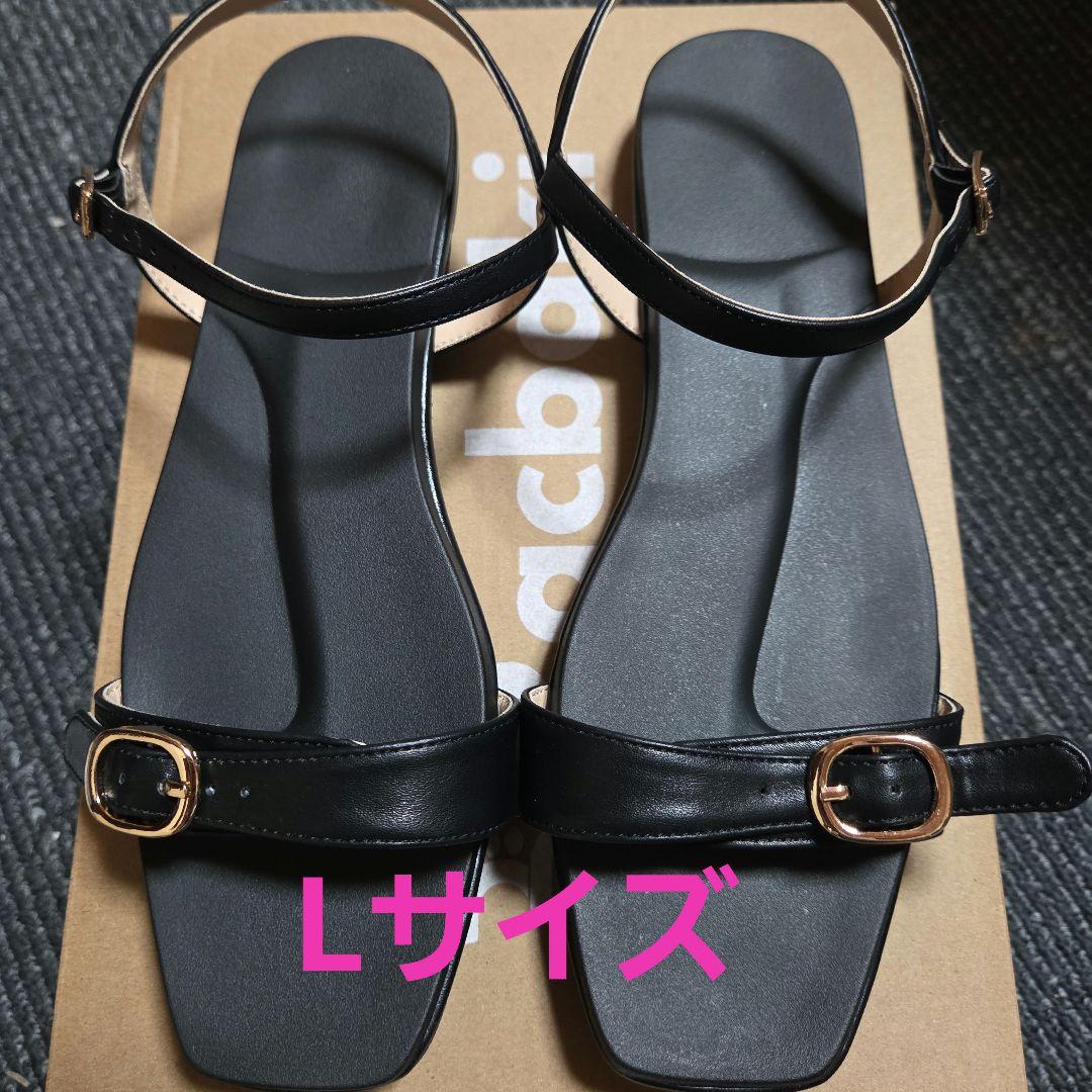 【試着のみ・美品】ラクバキ　Racbaki ラインサンダル　Lサイズ