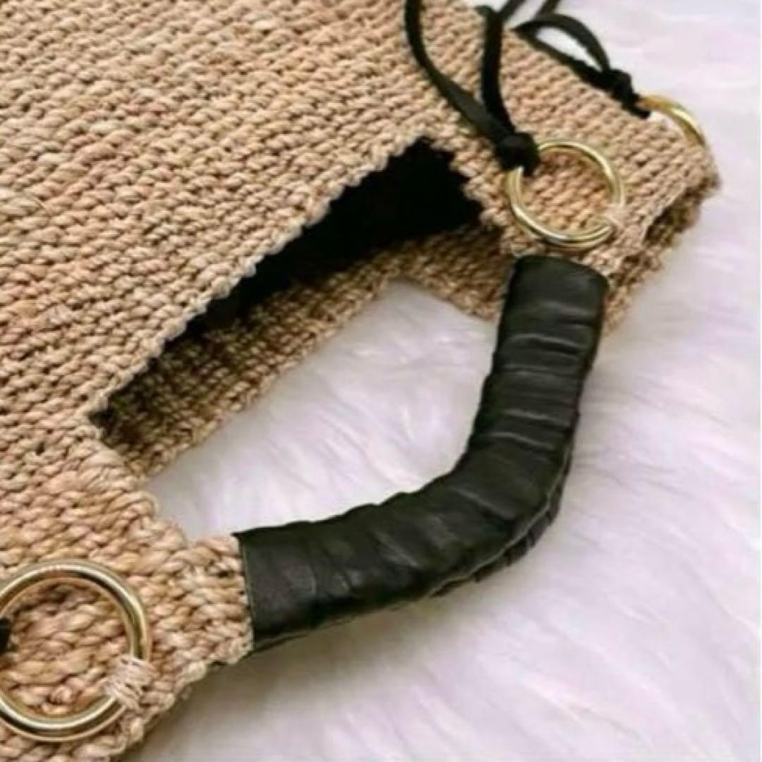 美品✨ ヴィオラドーロ MIRO リング フリンジ トートバッグ 巾着付き