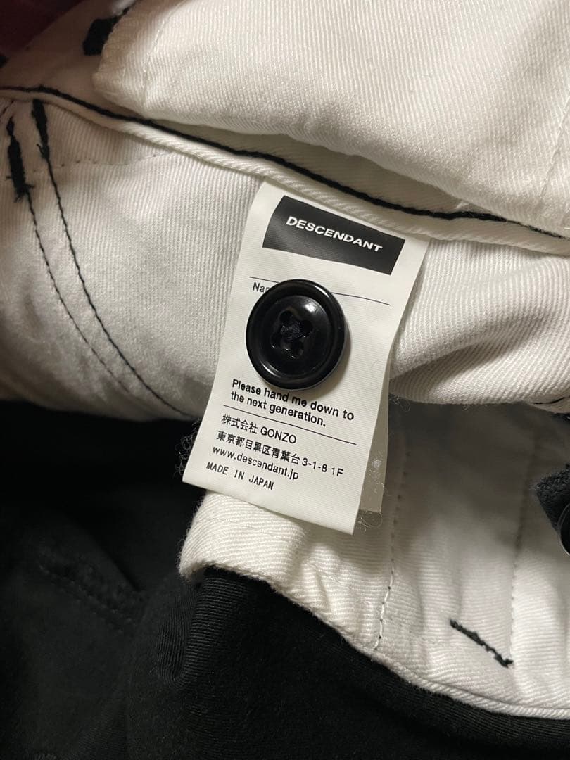 descendant D-65M カーゴパンツ ブラック