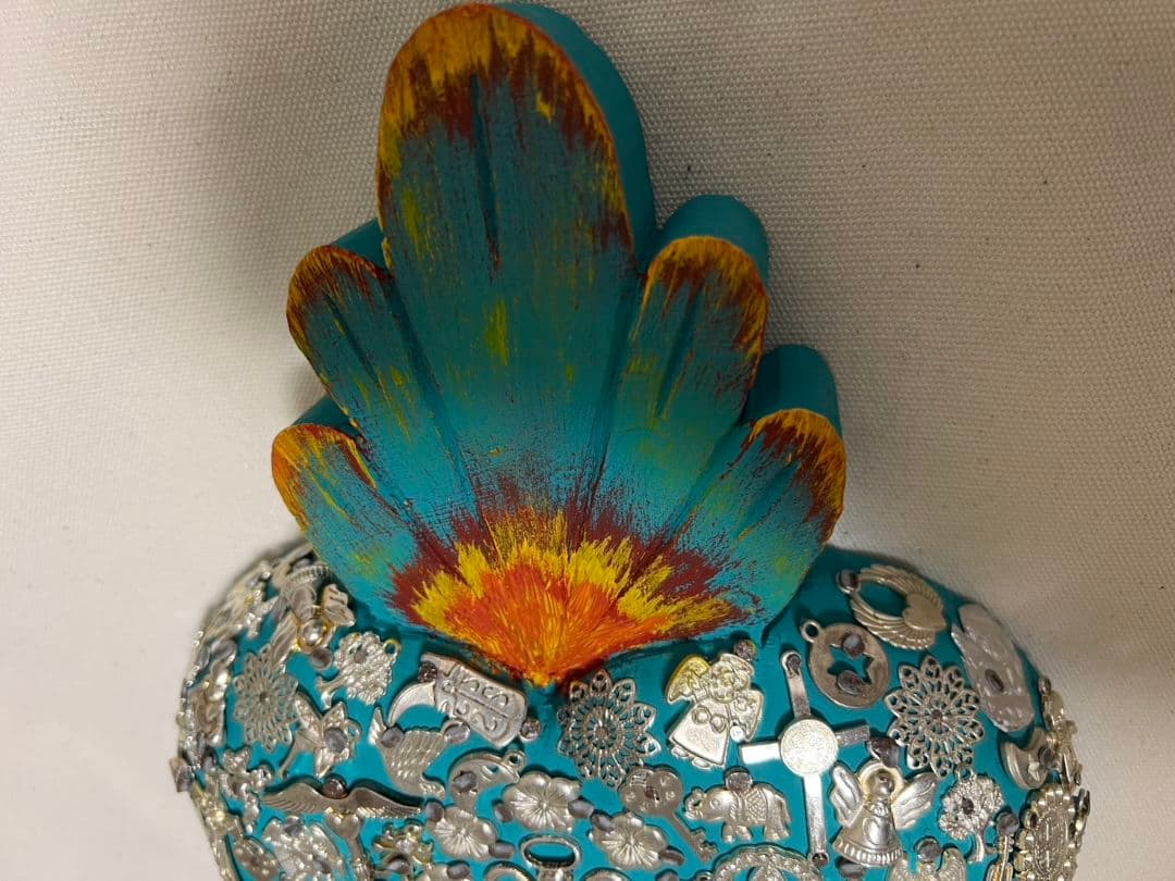 メキシコ　Mexico ミラグロ　壁掛けインテリア　ハートモチーフ