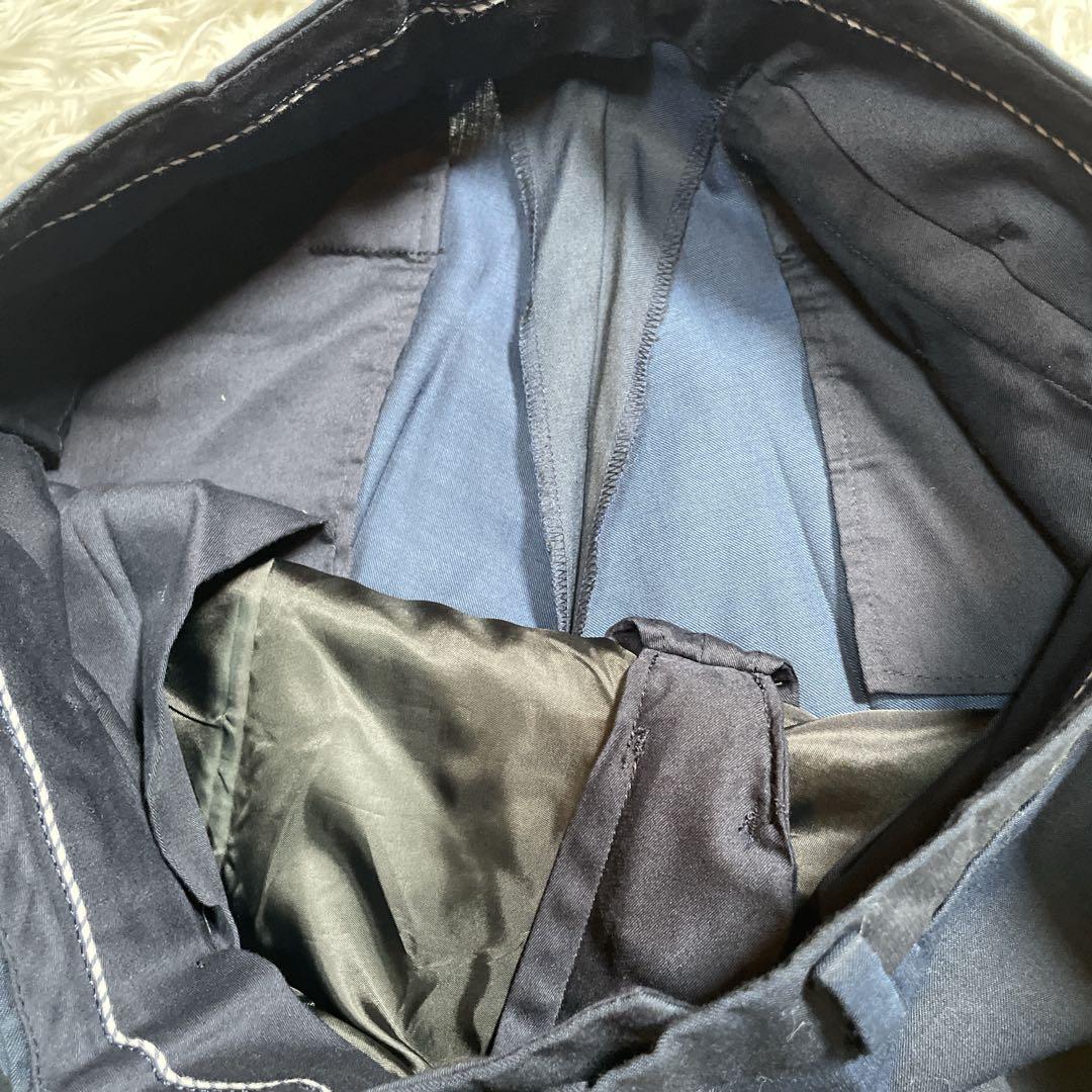 スーツカンパニー　セットアップ　スーツ　ベスト　3ピース　ネイビー　L