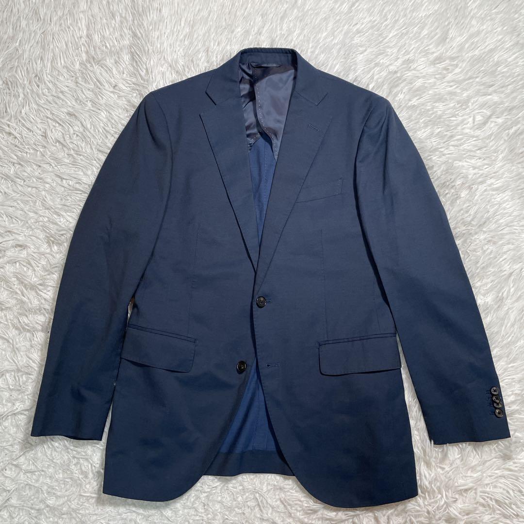 スーツカンパニー　セットアップ　スーツ　ベスト　3ピース　ネイビー　L