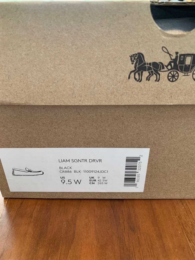 コーチ　リアム ドライバー・シグネチャー ジャカード　ブラック