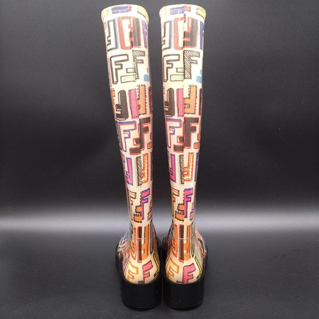 FENDI FFロゴ レインブーツ 36サイズ 長靴 雨靴