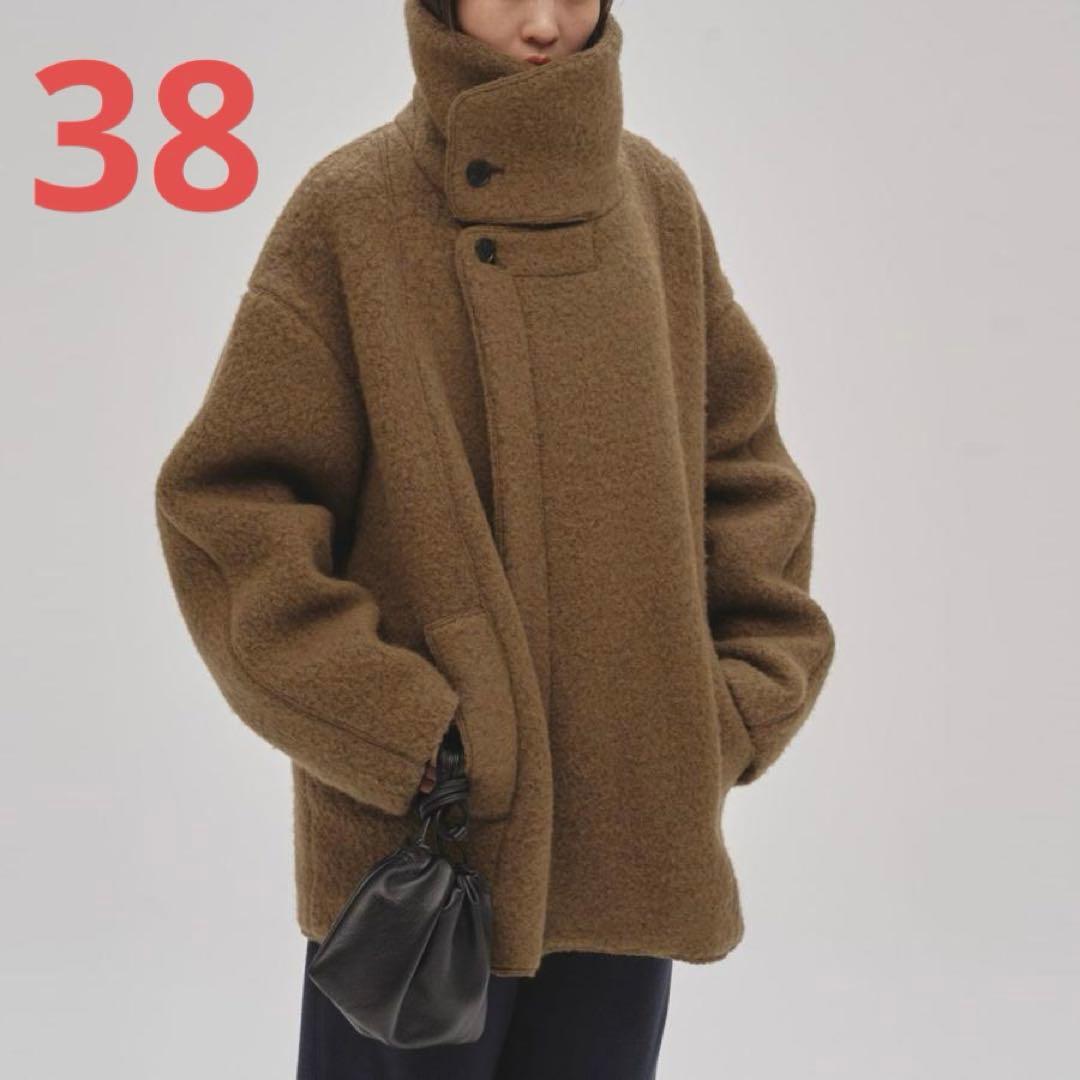 新品未使用_TODAYFUL Standcollar Boucle Jacket