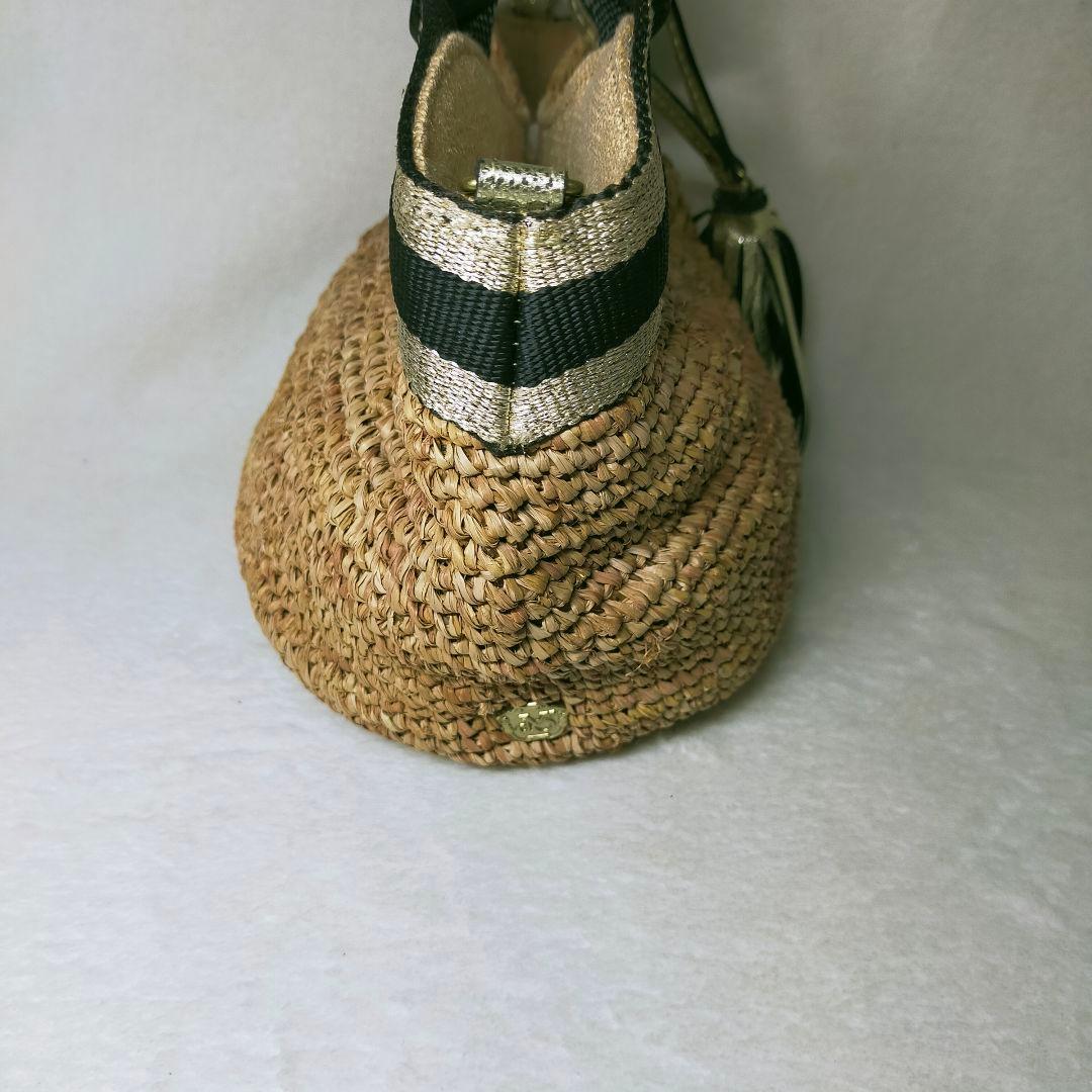 VIOLAd'ORO ヴィオラドーロ カゴバッグ ショルダー 2way タッセル