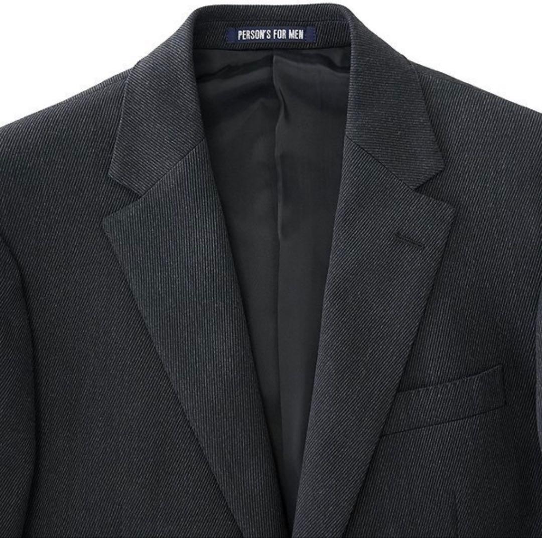 【新品】パーソンズフォーメン イタリア スーツ YA7 濃灰