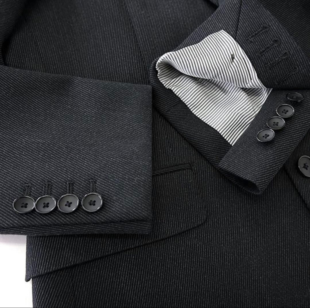 【新品】パーソンズフォーメン イタリア スーツ YA7 濃灰