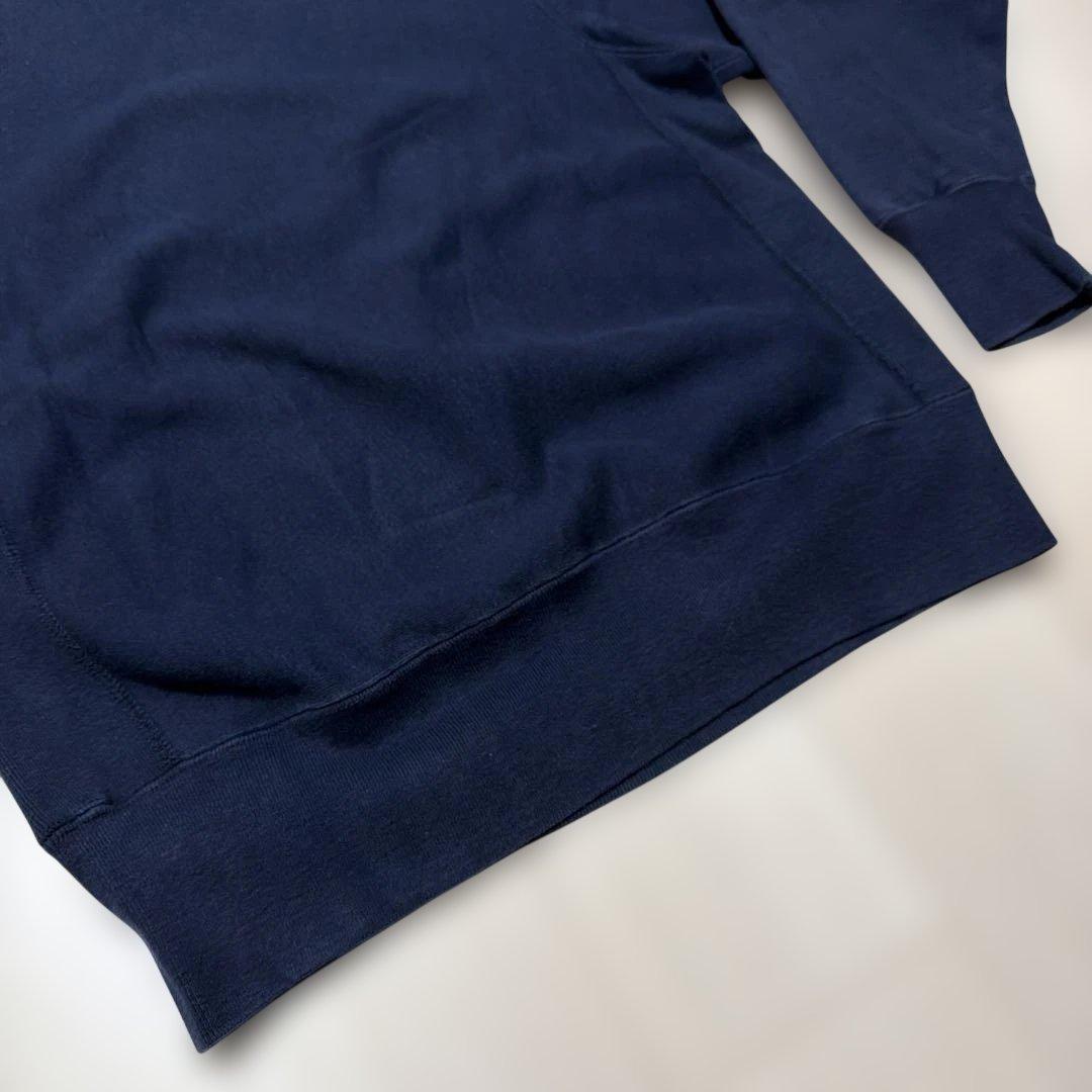 90s 刺繍タグchampion リバースウィーブ vintage ネイビー