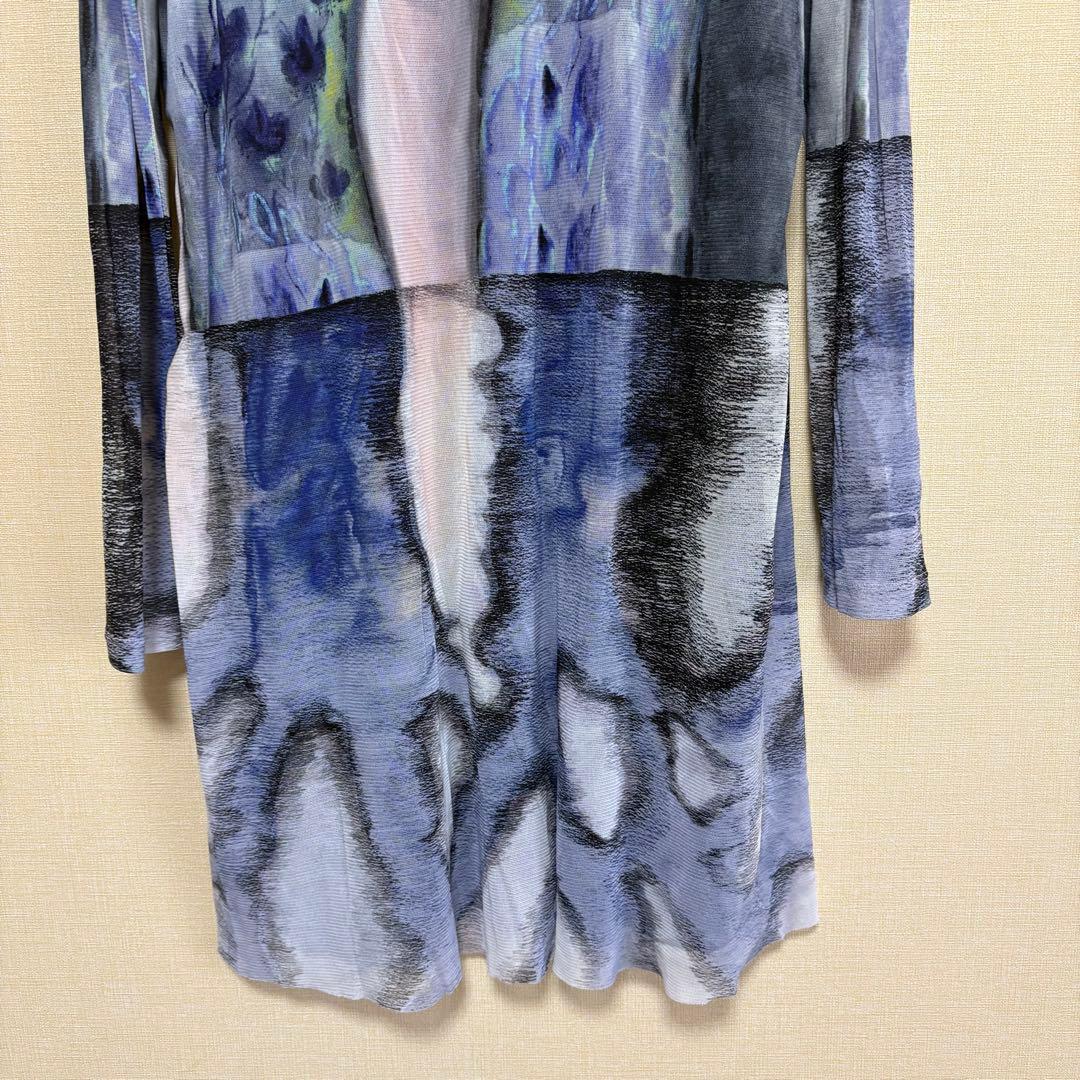 【極美品】ヒロココシノ　アートプリント　チュニック　ワンピース　長袖　M 316