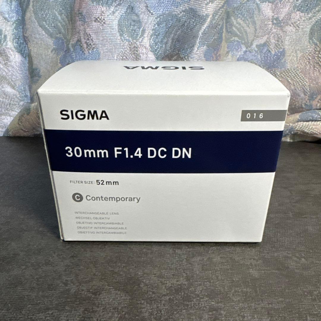 SIGMA 30mm F1.4 DC DN レンズ 富士フイルム フィルター付き