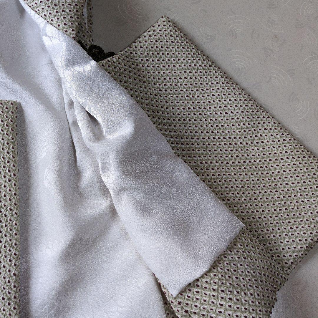 赤ちゃん着物と正絹総絞りの被布（中綿無し）