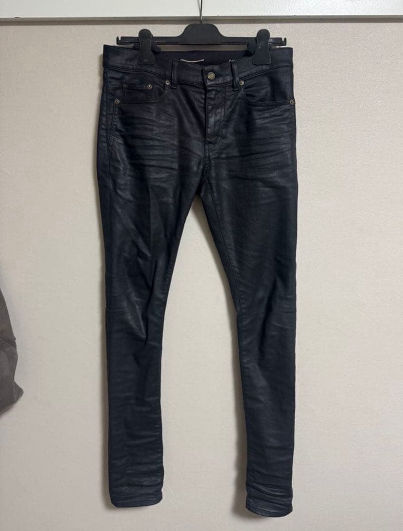 SAINT LAURENT PARIS 30 コーティングデニム