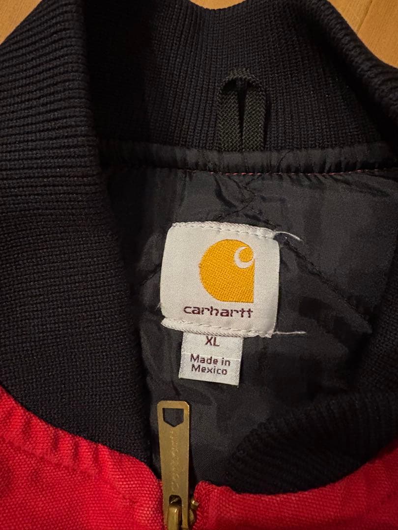 青*ダ様 Carhartt ダックベスト　赤色　カーハート