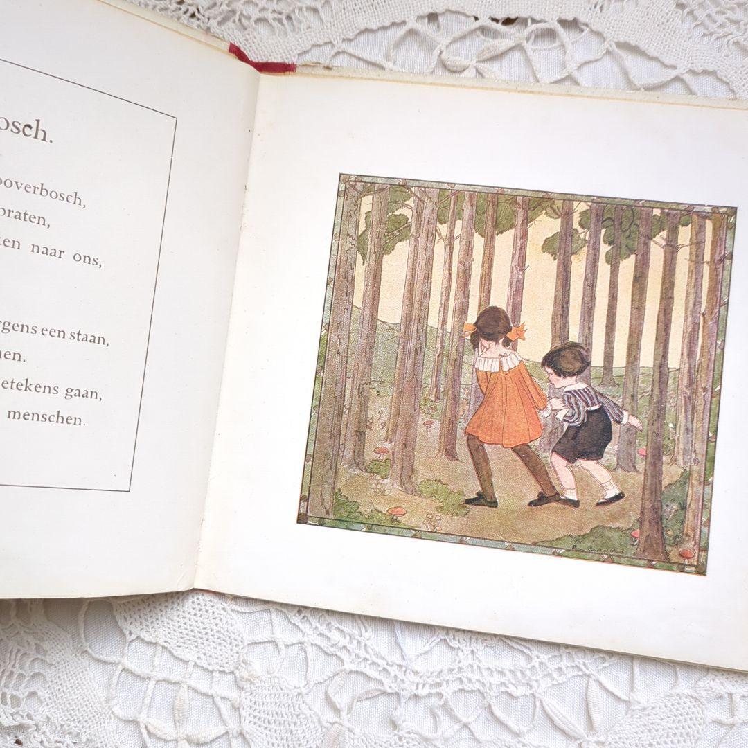 稀少1916アンティーク絵本 洋書古書 児童書 ヴィクトリアン ヴンテージ