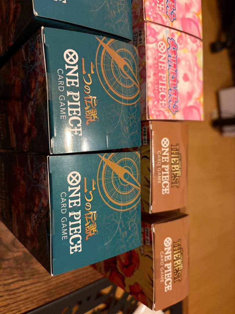 ワンピースカード未開封9box テープ付きTHEBEST双璧の覇者メモリアルコレ