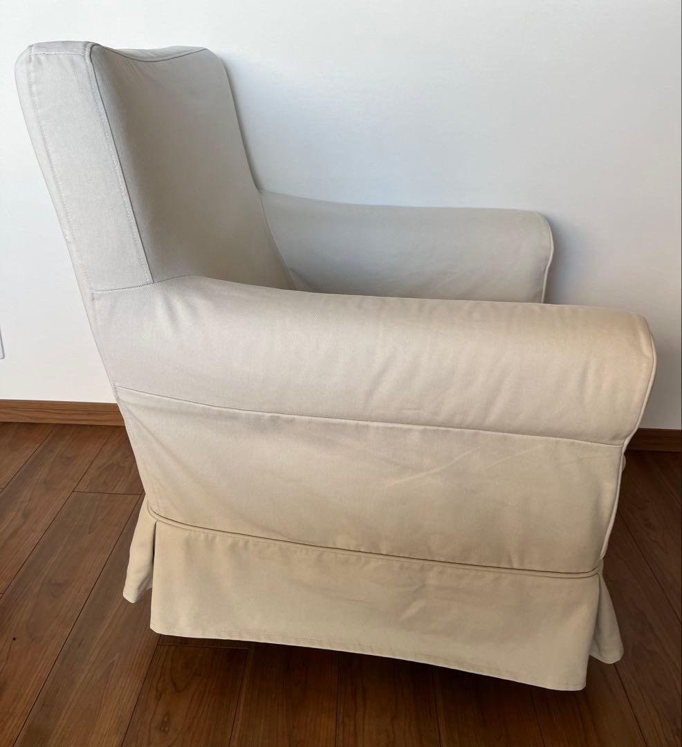 IKEA　EKTORP　エークトルプ　ソファ　1シーター　ダメージあり