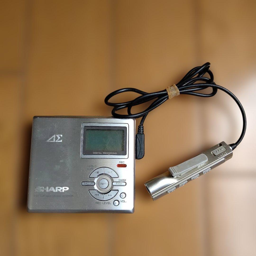 ジャンク品 ポータブルMDレコーダー SONY SHARP まとめ売り 6個