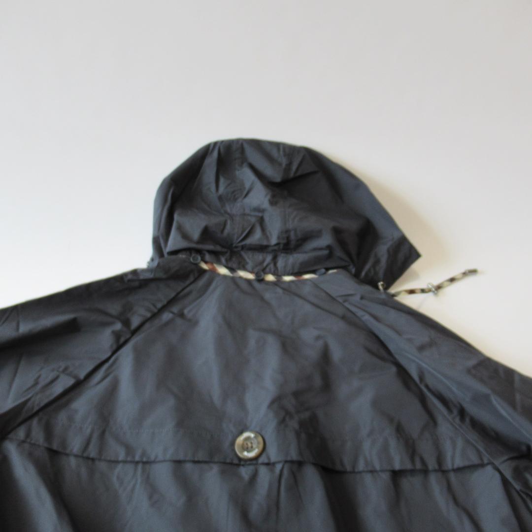 アクアスキュータム未使用ネイビー トレンチデザイン レインコート L 2/2