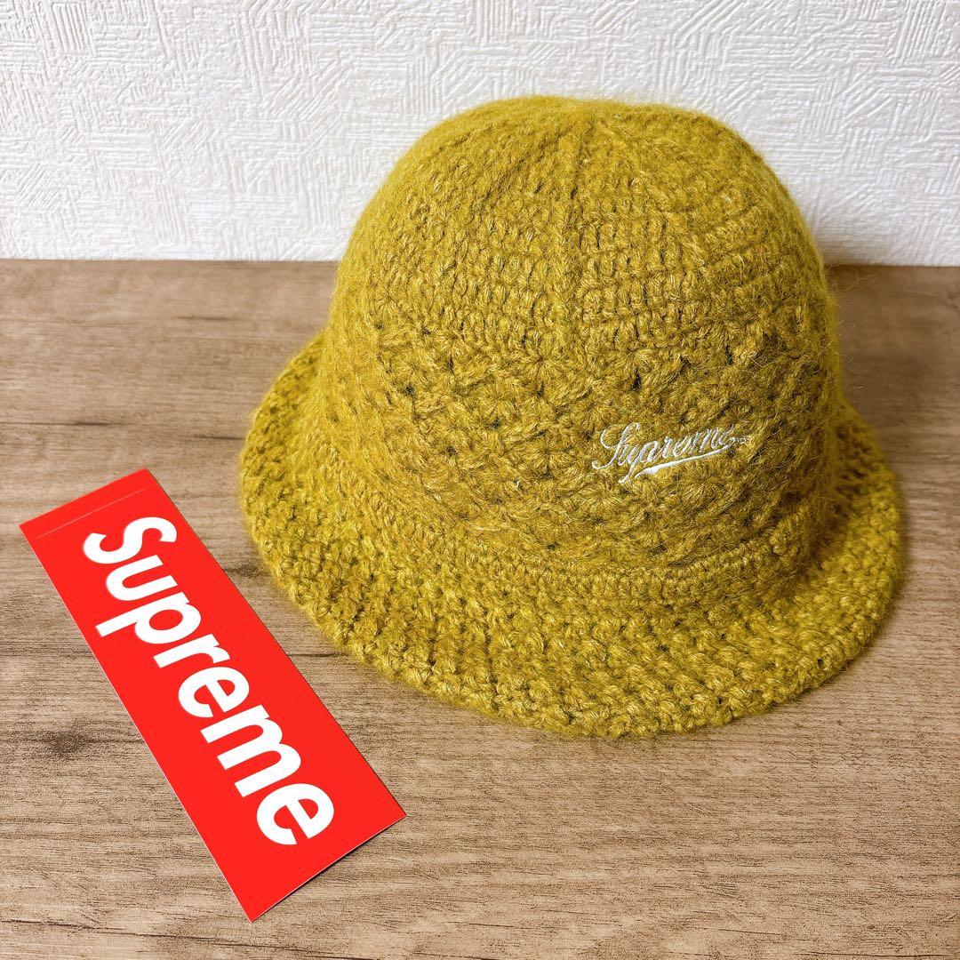 正規品　Supreme バケットハット　帽子 モヘア　ウール　ブラウン