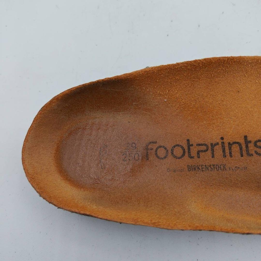 銘菓ぽんぽこ　BIRKENSTOCK ビルケン　レザー　フットプリンツ