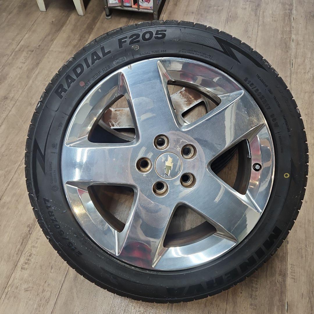 シボレーhhr純正アルミ17 215/50r17OPELジープレネゲードコンパス