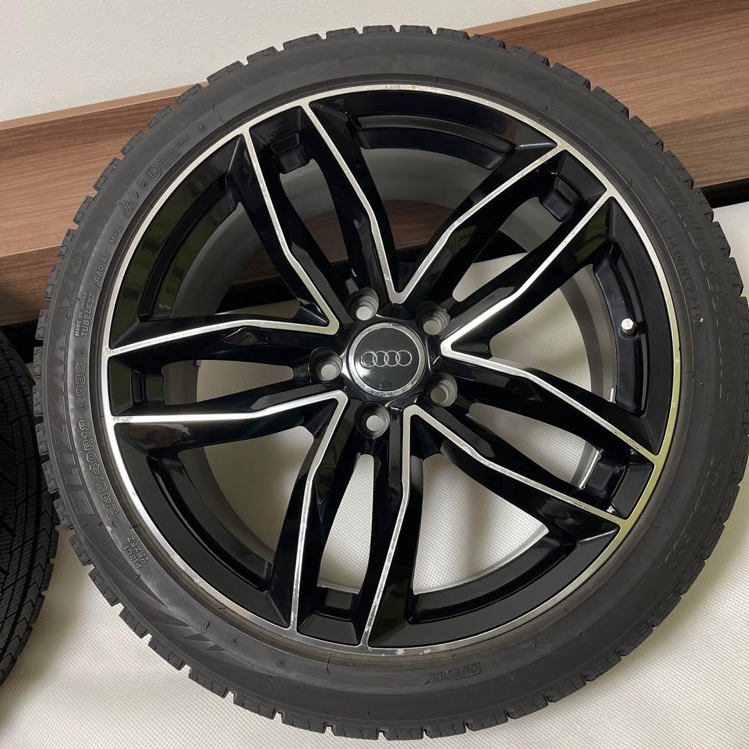 アウディTT 8S A-1196スタッドレスタイヤで一本バルブが切れ　4本セット