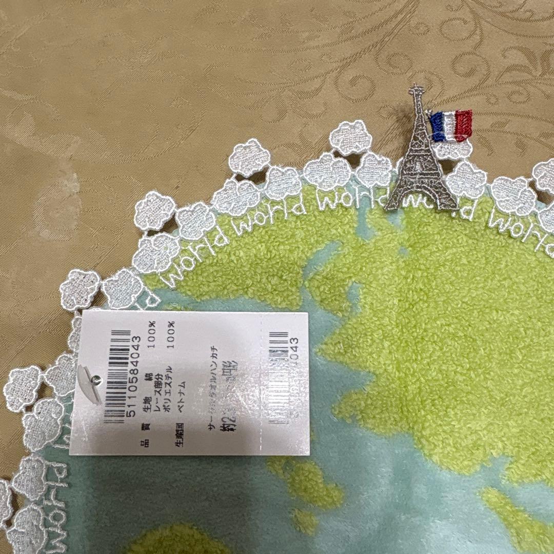 近沢レースタオルハンカチ5枚セット