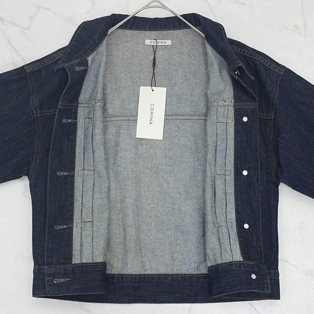 新品 COHINA ルーズデニムジャケット XS
