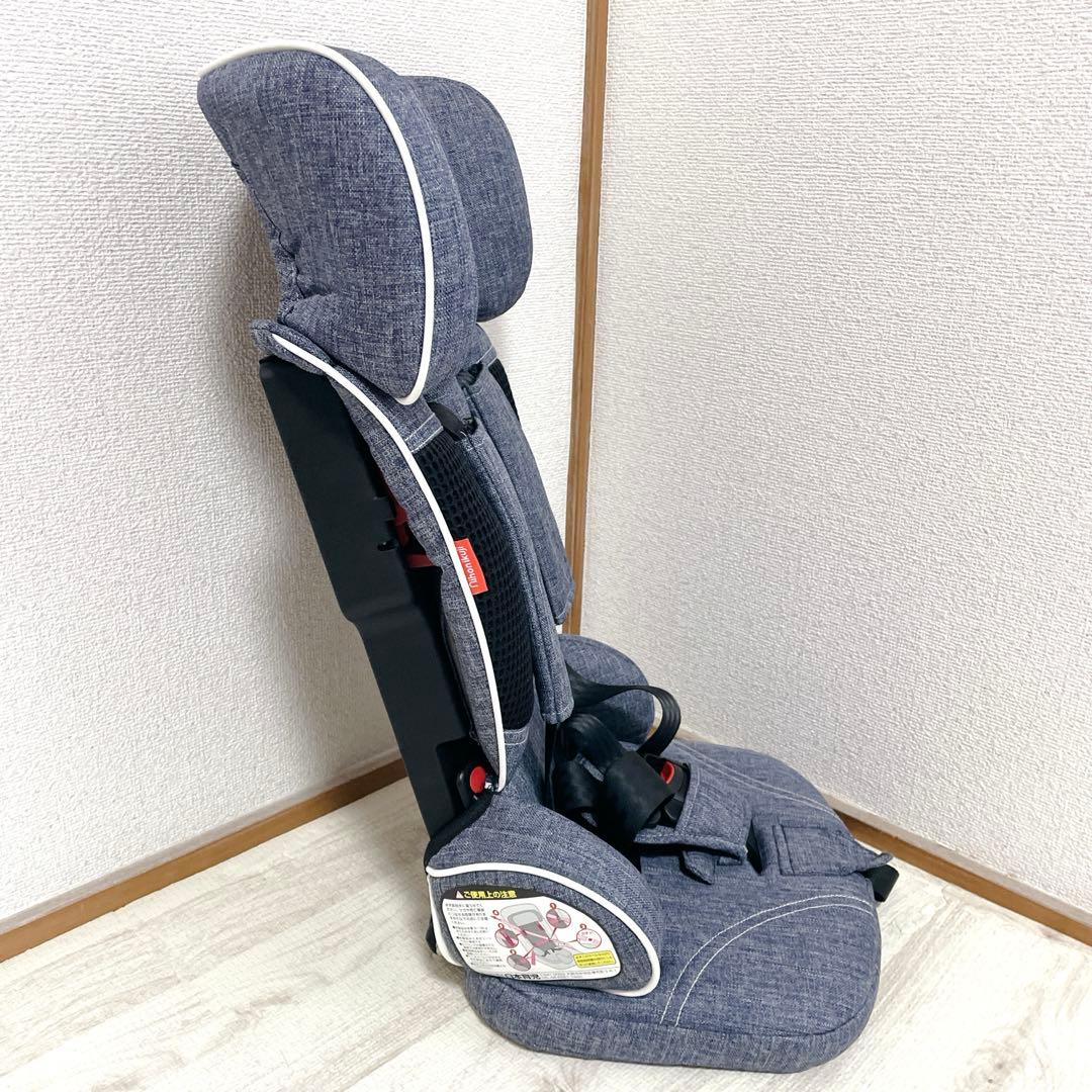 未使用級 日本育児 トラベルベストEC+ デニム チャイルドシート