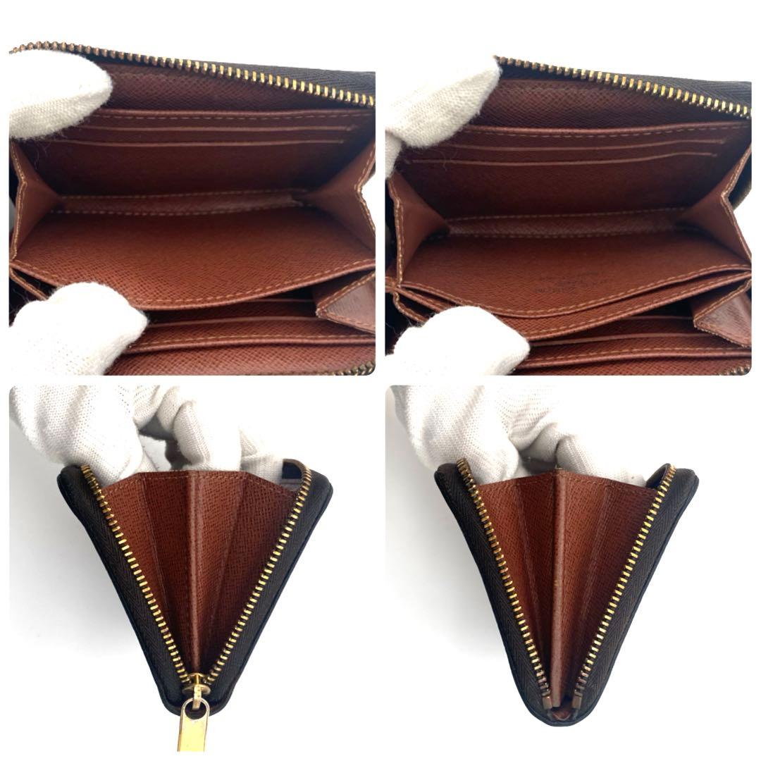 【最高級美品】ルイヴィトン モノグラム ジッピー パース 小銭入れ カード