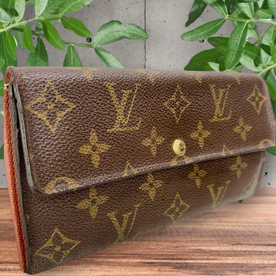 【極美品】ルイ・ヴィトン モノグラム サラ 長財布 ポルトモネクレデ K3